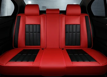 Universāla Ādas automašīnu sēdekļu jāattiecas tikai uz aizmugurējā sēdekļa par auto cadilac cts cls sts flitwood savil auto piederumi stils