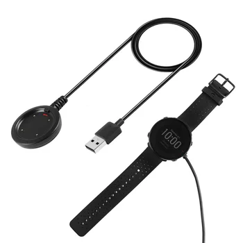USB Uzlādes Kabelis, Rezerves Polar Skatu V / M) Magnētiskā Doks Bāzes 100cm Lādētāju Smart Skatīties, Kabeļu Piederumi, AIZDEGAS