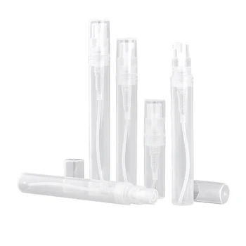 Vairumtirdzniecības 2 ML 4ML 5ML Mini Portatīvo Plastmasas Uzpildāmas Pudeles Tukšas Smaržu Pudeles, Plastmasas Smidzināšanas
