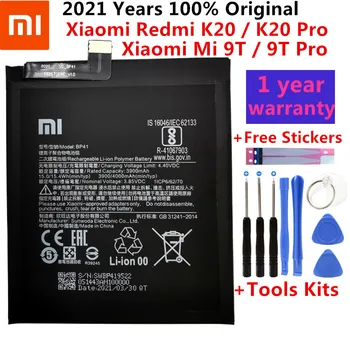 Xiao Mi Sākotnējā Tālruņa Akumulatora BP41 4000mAh par Xiaomi Redmi K20 / Mi 9T / K20 Pro / 9T Pro Rezerves Akumulators +Instrumentu Komplekti