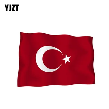 YJZT 10.5 CM*7.3 CM Personības Turcija turcijas Auto Uzlīmes Auto Piederumi Decal PVC 6-0325