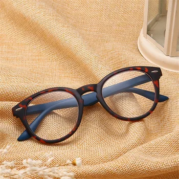Zilead Retro Leopard Ovāls Rāmis Lasīšanas Brilles Vīriešiem Un Sievietēm, Skaidrs, Objektīvs Vecuma Tālredzība Brilles Brilles Ar Dioptriju+1.0to4.0