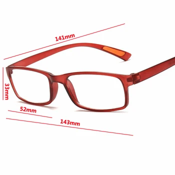 +1.0 Līdz +4.0 Unisex Elastīgu Ultra-light Lasīšanas Brilles Palielināmo Brilles Par Vecajiem, Brilles, Acu Valkāt Piederumi