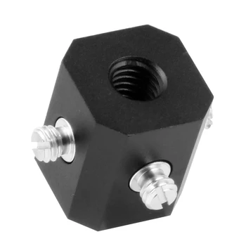 1/4 3/8 Adapteris, Skrūves Universāls Mini Magic Cube Mount Metāla DSLR Kameras Turētājs Lietussargu Turētājs Zibspuldze, Statīvs Klaigas