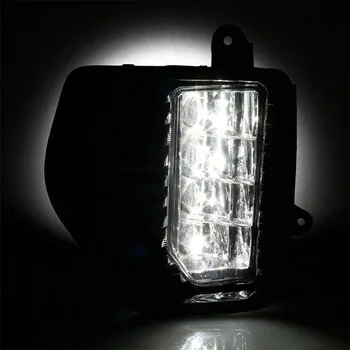 1 Pāris Auto LED Miglas lukturi DRL Lampas w/ Bezel Segtu Vadu Komplekts GMC Sierra 1500 2019-2020 Lukturu Braukšanas Miglas lukturi