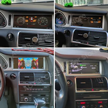 128G Android Multimediju Auto Auto Audio Radio Stereo Playero Audi Q7 2005 2006 2007 GPS Navigācijas Vienības Vadītājs Nav 2din DSP IPS