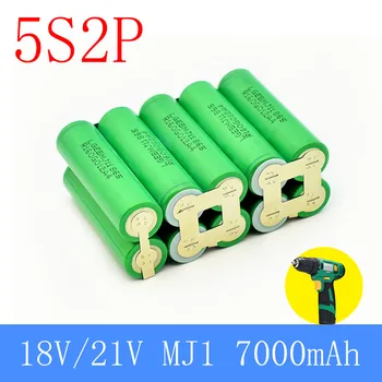 18650 MJ1 akumulatoru 3500 mAh akumulatoru 18V skrūvgriezi battery2s1p 1s3p 3s2p 4s2p 5s2p 8.4 v 3,7 V 10.8 V 16.8 V 18V