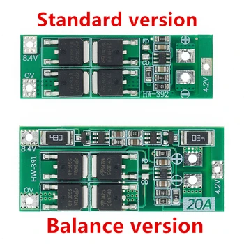 1GB 2S 10.A 7.4 V 18650 litija akumulators aizsardzības pārvalde 8.4 V līdzsvarotu funkcija/pārmaksāti aizsardzības diy komplektu