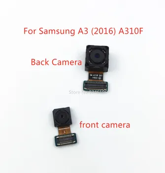 1gb Atpakaļ big Galvenais Atpakaļskata Kamera priekšējā kamera Modulis Flex Kabelis Samsung Galaxy A3 2016 A310 A310F SM-A310F Aizstāt Daļu.