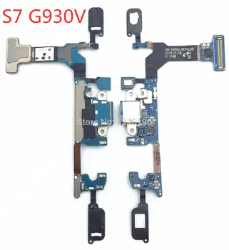 1gb USB Uzlādes Lādētāja Ports Doks mini Mikro Savienotājs Flex Kabelis Samsung Galaxy S7 SM-G930V G930V G930F PCB kuģa