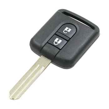 2 Pogu 433Mhz ID46 PCF7946 Čipu Tālvadības Auto Atslēgu Nissan Elgrand X-TRAIL Qashqai Navara Micra, Ņemiet vērā, NV200 Auto Atslēgu