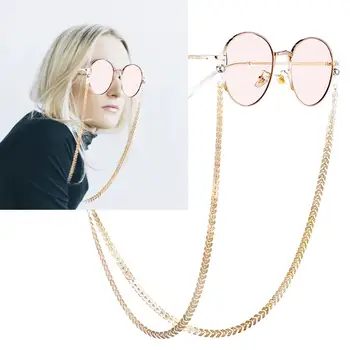 2019 Jaunu Modes Brilles, Saulesbrilles Vintage Ķēdes Vadu Turētājs Siksniņa, Kaklarota, Zelta Briļļu Ķēdes Turētāju Piederumi