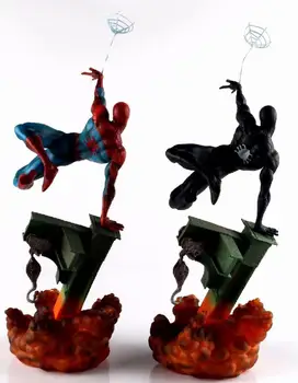 28cm Disney Brīnums Avengers Zirnekļcilvēka Eksplodēt Skatuves Statuja Darbības Rādītāji Zirnekļcilvēka Diorāma Statuetes Modeli, Rotaļlietas, Dāvanas,