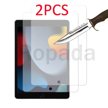 2Packs Rūdīta Stikla Ekrāna Aizsargs, lai iPad 9 9 paaudzes 10.2 collu iPad9 2021. gadam atbrīvot aizsargplēvi 9H 0.33 mm