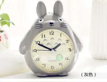 3 gadu garantija Karikatūra Totoro modinātājs Jauki Bērni Galda Pulkstenis Ziemassvētku Dāvanu Students, Jaunais Gads Svārsta rotaslietas