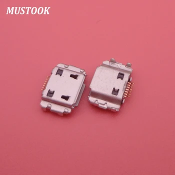 50gab/daudz Mini mikro USB savienotājs S8300 N7000 I9220 S3370 S3930 S5750 S5820 S5830 S5830i GT-S5830 B299 uzlādes ports