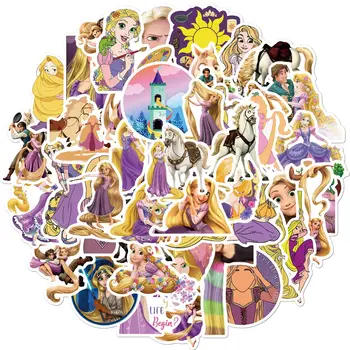 50gab Rapunzel Tangled Uzlīmes Estētisko Karikatūra Anime Uzlīmju Grāmatiņa Ūdens Kausa Bērnu Rotaļu Ūdensizturīgs Grafiti Uzlīmes Dāvanu Jaunas