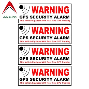 Aliauto 4 X GPS Apsardzes Signalizācijas Brīdinājuma Zīmes Auto Uzlīme Mini Cooper Countryman kluba biedrs Lūka R50 51 55, 10CM*4CM