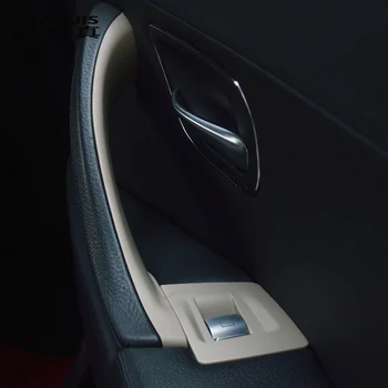 Auto Stils Durvju Roku balstu paneļa apdare Ietilpst Uzlīmes BMW 5 series f10 f18 Loga Stiklu Pacelšanas Pogas, Auto Piederumi