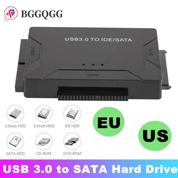 BGGQGG SATA uz USB, IDE Adapteri USB 3.0 2.0 Sata 3 Kabeli, 2,5 un 3,5 Cietā Diska HDD, SSD Converter IDE SATA Adapteri Piliens Kuģis