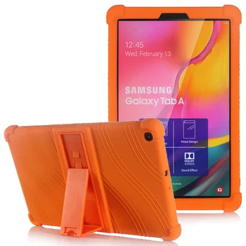 Case for Samsung Galaxy Tab 10.1 2019 T510 S7 Plus 12.4 11 S6 Lite 10.4 P610 8.0 S5E 10.5 A7 Silikona Triecienizturīgs Bērniem Vāciņu
