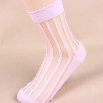 [COSPLACOOL]Harajuku stils calcetines mujer krāsains mežģīņu zeķes sieviešu modes ultra-plāns caurspīdīgs atdzist elpojošs meias