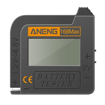 Digitālā Akumulatoru Testeris Nodrošina baterijas saskaņā ar 1,2 V -4.8 V 9Vmeasure dažādas baterijas Sprieguma testeris ciparu displejs