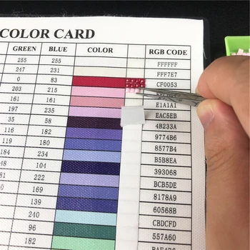 Dimanta Krāsošana Pilnu 447 DMC Dimanta Krāsu Karte Rhinestone Krāsu, Identifikācijas Kartes, Piederumi, instrumenti,