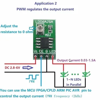 DYKB 3 v DC 3.3 3.7 V V 4.2 v 3.2 v 5V 6V Regulējams LED Vadītājs PWM Kontrolieris DC-DC Pastāvīgu Strāvas Pārveidotājs