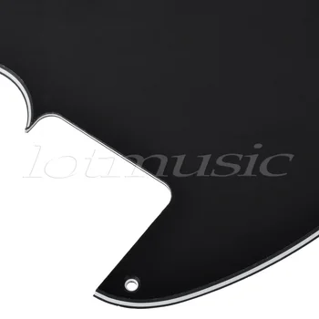 Elektriskā Ģitāra, Pickguard 3-Kārtu Nulles Plate Fender Tele Ģitāra Nomaiņa Melns