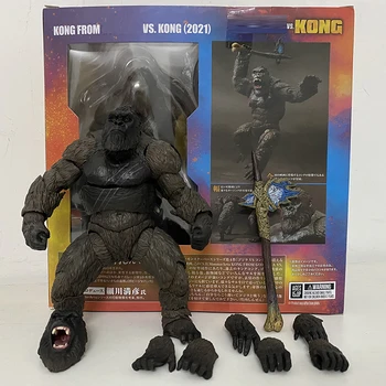 Filmas King Kong Rīcības Attēls Rotaļlietas Kingkong Statuetes Kolekciju Modelis Rotaļlieta Dāvana