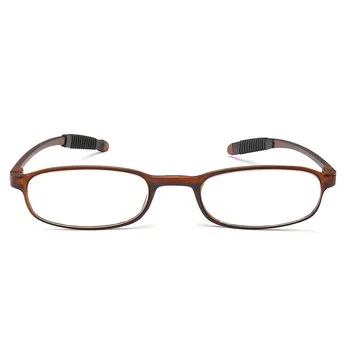 Iboode Unisex īpaši vieglas Lasīšanas Brilles, lai Lasītājs Vīrieši Sievietes Antislip Atdarināt TR90 Lasījumā Presbyopic vecuma tālredzība Brilles +1.0~4