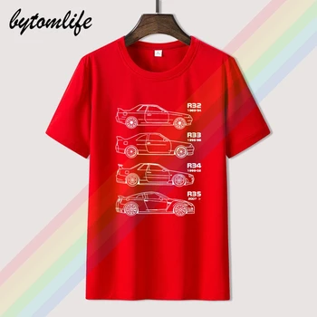 Japāņu Klasisko Auto Vtn Skyline T for Drift Fani T Krekls 2019 Jaunu Vīriešu Karstā Modes Cietā T Kreklu apdruka Logo, T Krekli