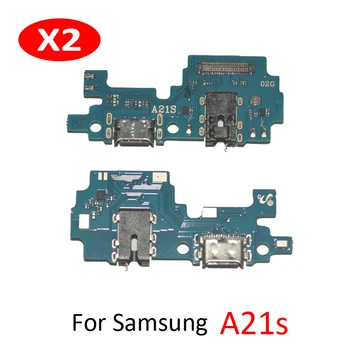 Jauns USB Uzlāde Dokā Flex Samsung Galaxy A21s A217F A217M A217N A217 Ātrās Uzlādes Plāksnīte Valdes Pieslēgvieta Ar IC