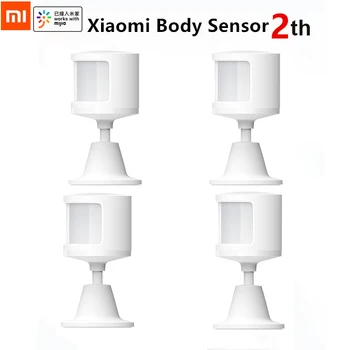 Jaunu Xiaomi Mijia Cilvēka Ķermeņa Sensoru, 2, izmantojot Android, IOS Smart Ķermeņa Kustību Kustības Sensora Savienojumu un Smart Mi mājās App