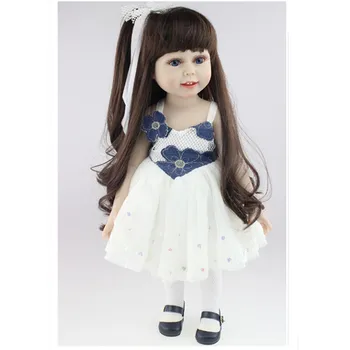 Jaunums 18 Cm/45 cm Modes Plastmasas Lelles Princese Lelle ar apģērbu,Gudrs Spilgti Meitene Bērniem Rotaļlietas Bērniem Rotaļlietas Dzimšanas dienā