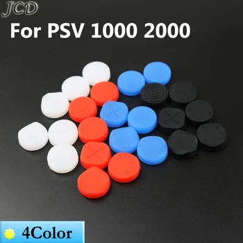 JCD 6pcs=1Set Īkšķi Grip Klp Analogo Kursorsviru seguma Gadījumā Sony PS Vita PSV 1000 2000 Pogas Slim