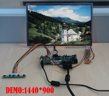 Komplekts N141C3-L01/L02/L03/L04/L05/L07/L08 HDMI-saderīgam DVI, VGA LCD Kontrolieris valdes 30Pin 1440×900 panelis M. NT68676 14.1