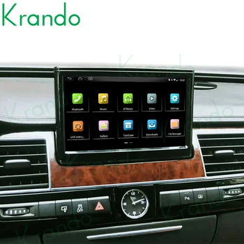 Krando Android 10.0 8 Collu 4G 64G Auto Radio Audi A8 A8L D4 2012. - 2016. gadam IPS Ekrāns Audio Navi Multimediju Atskaņotājs, GPS Carplay