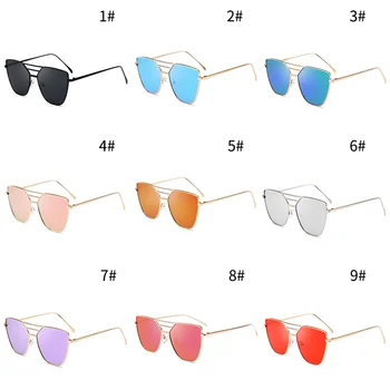 Luksusa Laukumā Saulesbrilles Sieviešu Zīmola Dizainere Retro Sakausējuma Rāmis, Lielas Saules Brilles Vintage Slīpums Vīriešu Oculos Feminino