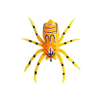 Luya Ēsmas Zvejas Lures Peldošās Spider Mīkstās Ēsmas 4.7cm6g/4cm3g Simulācijas Ēsmu Cockmouth Bass Ēsmu Pseido Ēsmu Viltus Ēsmu,