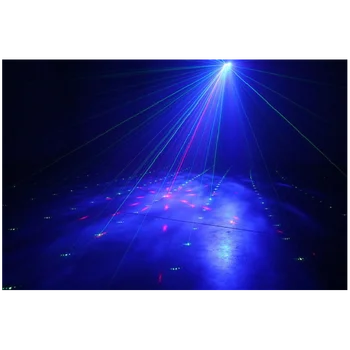 Mini RGB Disco Gaismas Tālvadības pulti Sarkanā, Zilā Zaļā Lampiņa DJ LED Lāzera Posmā Projektoru, Kāzas, Dzimšanas dienas svinības Lampiņa Iedegas