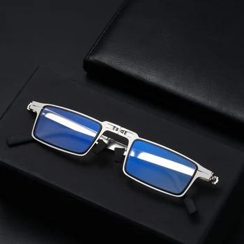 Modes Salokāms Lasīšanas Brilles Anti Zilā Gaisma UV400 vecuma tālredzība Brilles Portatīvie Pret acu nogurumu Lasītāji Brilles Sievietes Vīrieši