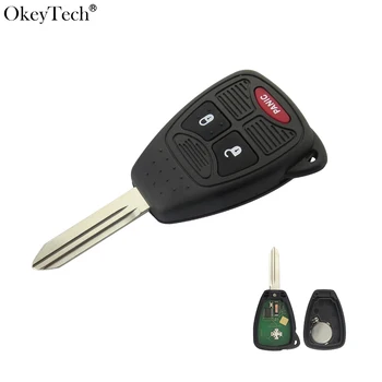 Okeytech 2+1 3 Taustiņu Tālvadības Smart Auto Atslēgu, Chrysler, Dodge, Kalibra Jeep Patriot Pacifica Brīvības 315Mhz ID46 PCF7941 Chip