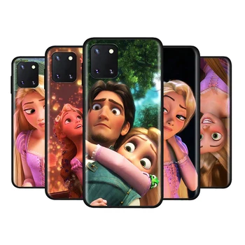 Rapunzel Disney Filmu Telefonu Gadījumā Samsung M02 M60S M40 M20 M30 M10 M62 M52 M32 M31S M21 M31 M21S M12 M1 Black Soft