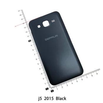 Samsung Galaxy J3 J5 J7. Gadam J300 J500 J700 F H J500FN Atpakaļ Akumulatora Vāciņu Durvju Aizmugurējā Stikla Mājokļu Gadījumā Uzlieciet Akumulatora Vāciņu