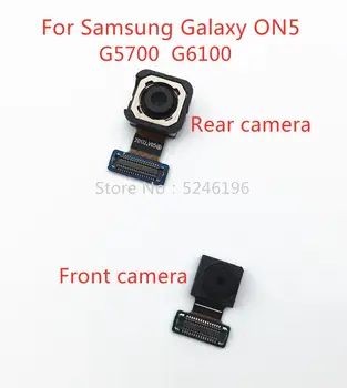 Samsung Galaxy ON5 G5700 G6100 Atpakaļ big Galvenais Atpakaļskata Kamera priekšējā kamera Modulis Flex Cable Rezerves daļas