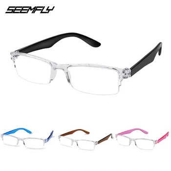 Seemfly Lasīšanas Brilles Vīrieši Sievietes Presbyopic Brilles Lupa Recepte Lēcu, Optisko Briļļu Vīriešu Ieplests Unisex Brilles