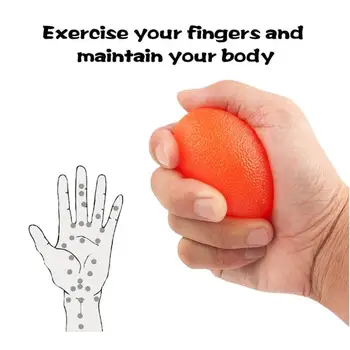 Silikona Pirkstu Elastīgo Bumbu Rokas Expander Gripper Strengthener Apakšdelma Dekompresijas Grip Treneris Stress Atvieglojums, Power Ball