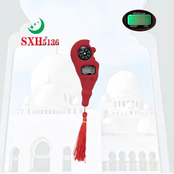 SXH5136 Rūpnīcas Vairumtirdzniecības Elektronika Digitālo Sakrīt Skaitītājs ar LED Kompass Tasbih Digitālo Biezumu Rožukroni tīrtoņa krāsu